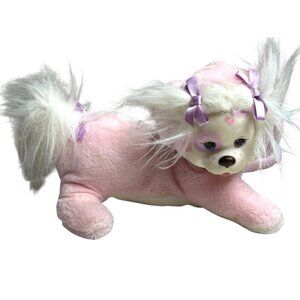 Puppy Surprise Plush Momma Dog Pink Hasbro Rubber Face No Pups Vtg 1993 Kids Toy